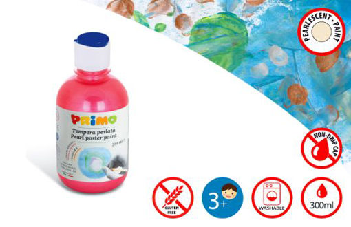Picture of PRIMO 300ML PEARL POSTER PAINT RED